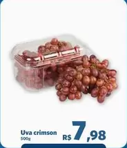 Oferta de Uva Crimson por R$7,98 em Sam's Club