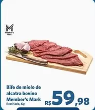 Oferta de De   - Bife De Miolo De Alcatra Bovino por R$59,98 em Sam's Club