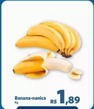 Oferta de Banana-nanica por R$1,89 em Sam's Club