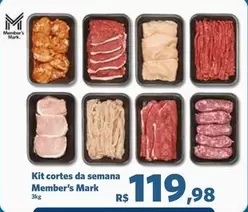 Oferta de Member's Mark - Kit Cortes Da Semana por R$119,98 em Sam's Club