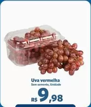 Oferta de Sem semente - Uva Vermelha por R$9,98 em Sam's Club