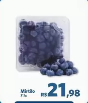 Oferta de Mirtilo por R$21,98 em Sam's Club