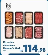 Oferta de Member's Mark - Kit Cortes Da Semana por R$114,98 em Sam's Club