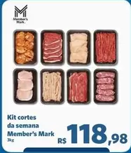 Oferta de Member's Mark - Kit Cortes Da Semana por R$118,98 em Sam's Club