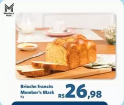 Oferta de Member's Mark - Brioche Francès por R$26,98 em Sam's Club