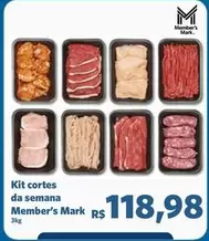 Oferta de Member's Mark - Kit Cortes Da Semana por R$118,98 em Sam's Club