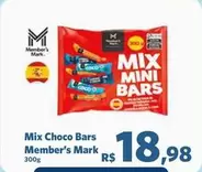 Oferta de Mix -  Choco Bars por R$18,98 em Sam's Club