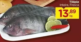 Oferta de Tilápia por R$13,89 em Carrefour