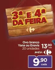 Oferta de MEU - Ovo Branco por R$13,9 em Carrefour