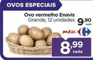 Oferta de Ovo vermelho por R$9,9 em Carrefour