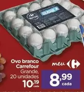 Oferta de Carrefour - Ovo Branco por R$10,19 em Carrefour