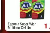 Oferta de Super - Esponja  Wish Multiuso por R$1,99 em Spani Atacadista