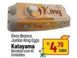 Oferta de Jumbo - Ovos Branco Jumbo King Eggs por R$4,79 em Super Muffato