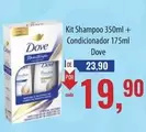 Oferta de Dove - Kit Shampoo + Condicionador por R$19,9 em Supermercados BH