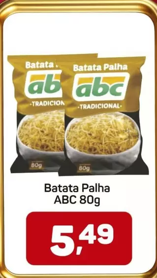 Oferta de Abc - Batata Palha por R$5,49 em Supermercados ABC