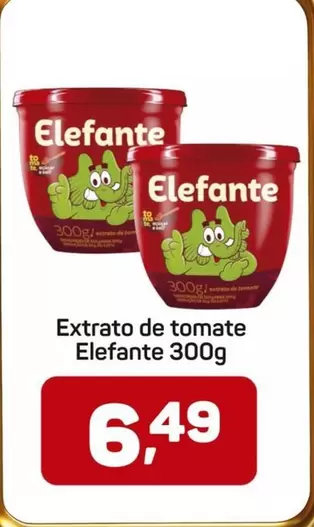 Oferta de Elefante - Extrato De Tomate por R$6,49 em Supermercados ABC