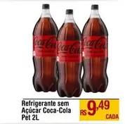 Oferta de Coca-Cola - Refrigerante Sem Açúcar por R$9,49 em Max Atacadista