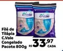 Oferta de C-Vale - Filé De Tilápia C.vale Congelado por R$33,97 em Max Atacadista