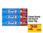 Oferta de Oral-B - Creme Dental 123 Caixa por R$2,69 em Max Atacadista