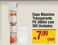 Oferta de Massimo - Copo Transparente Ps 300ml Com 100 Unidades por R$7,99 em Max Atacadista