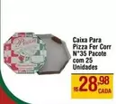 Oferta de Pacote - Pizza por R$28,98 em Max Atacadista