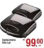 Oferta de Lar - Sanduicheira Chic por R$99 em Fort Atacadista