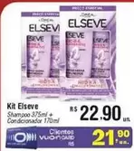 Oferta de Elsève - Kit por R$22,9 em Fort Atacadista