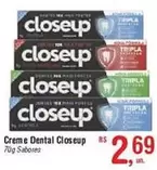 Oferta de Rs - Creme Dental por R$2,69 em Fort Atacadista