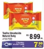 Oferta de Natural Baby - Toalha Umedecida por R$8,99 em Fort Atacadista