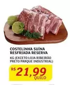 Oferta de Costelinha -  Suína Resfriada Reserva por R$21,99 em Assaí Atacadista