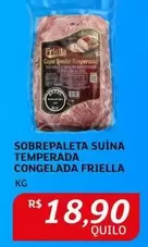 Oferta de Friella - Sobrepaleta Suína Temperada Congelada por R$18,9 em Assaí Atacadista