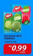 Oferta de Sabores - Gelatina Sabores por R$0,99 em Assaí Atacadista