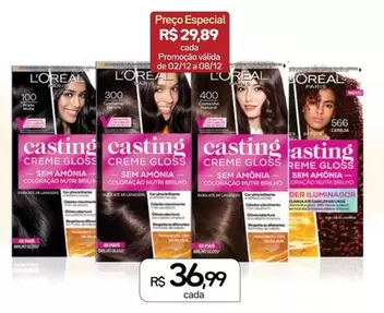 Oferta de L'Oréal - Casting Creme Gloss por R$36,99 em Drogal