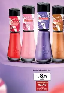 Oferta de Vult - Esmalte Fruittella por R$8,49 em Drogal