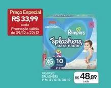 Oferta de Pampers - Splashers por R$48,89 em Drogal