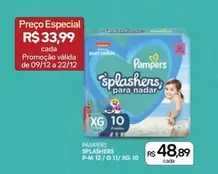 Oferta de Pampers - Splashers por R$48,89 em Drogal