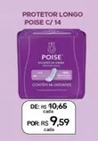 Oferta de Poise - Protetor Longo por R$9,59 em Drogal