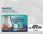 Oferta de Qualifral - Roupa Intima  por R$49,99 em Drogal