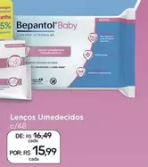 Oferta de Bepantol - Lenços Umedecidos por R$15,99 em Drogal