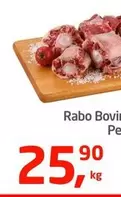 Oferta de Rabo Bovino por R$25,9 em Tenda Atacado