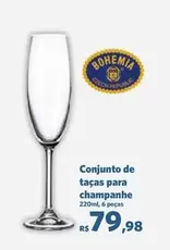 Oferta de Bohemia - Conjunto De Taças Para Champanhe por R$79,98 em Sam's Club