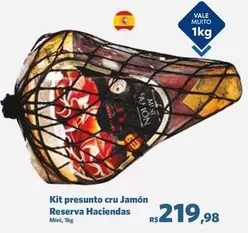 Oferta de Vale - Kit Presunto Cru Jamon Reserva Haciendas por R$219,98 em Sam's Club