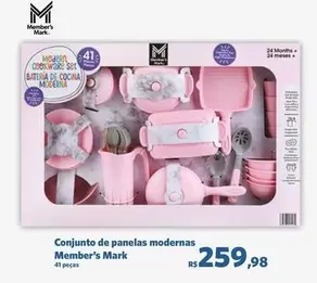 Oferta de Member's Mark - Conjunto De Panelas Modernas por R$259,98 em Sam's Club