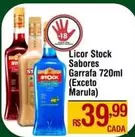 Oferta de Stock - Licor por R$39,99 em Max Atacadista