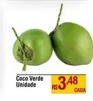 Oferta de Rs - Coco Verde por R$3,48 em Max Atacadista