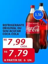 Oferta de Coca-Cola - Refrigerante Original Ou Sem Acucar por R$7,99 em Assaí Atacadista