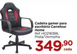 Oferta de Carrefour - Cadeira Gamer Para Escritório Home por R$349,9 em Carrefour