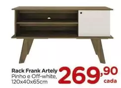 Oferta de Artely - Rack Frank por R$269,9 em Carrefour