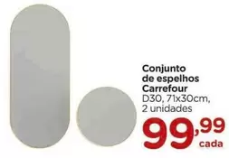 Oferta de Carrefour - Conjunto De Espelhas por R$99,99 em Carrefour