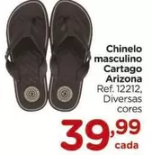 Oferta de Cartago - Chinelo Masculino por R$39,99 em Carrefour